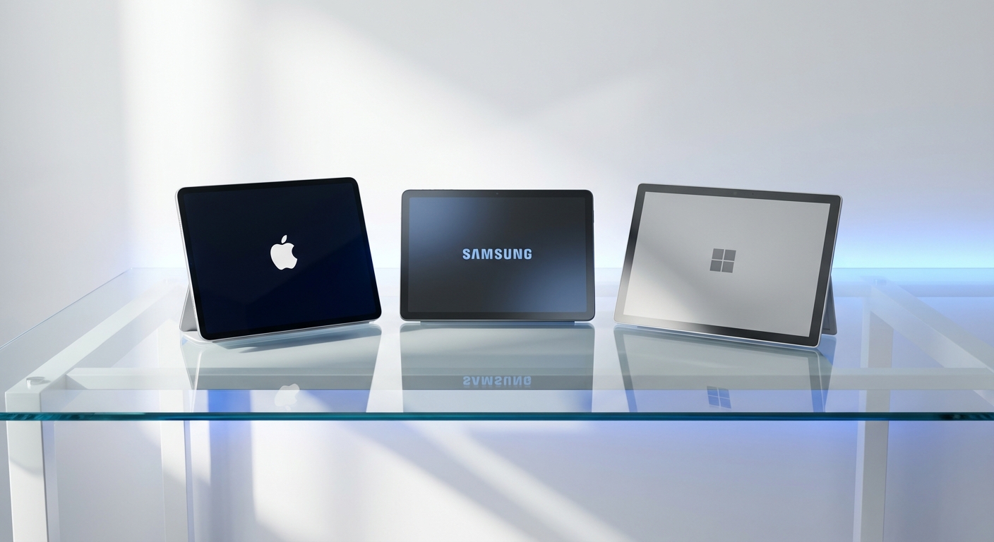 Comparatif produits tablettes 2026 - iPad vs Samsung Galaxy Tab vs Android