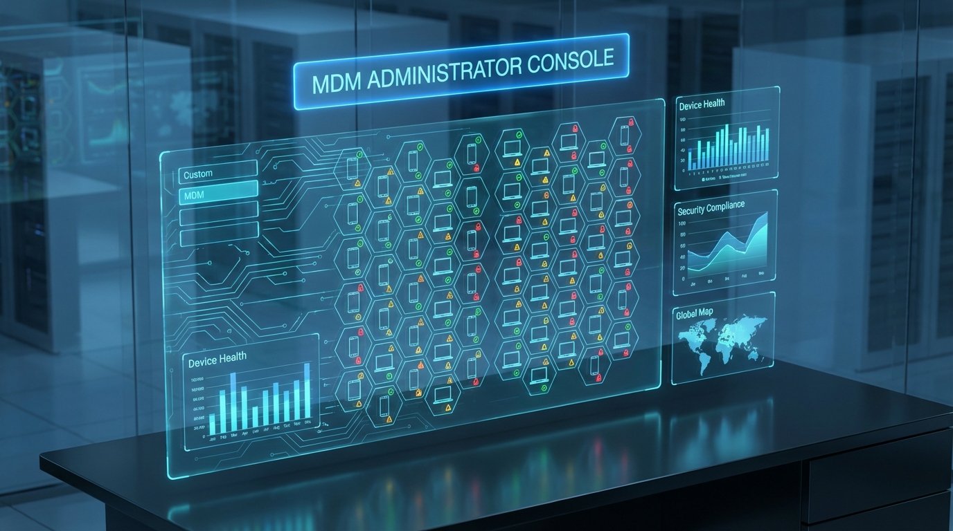 Interface dashboard MDM 3D
